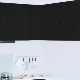 Mueble de Cocina Negro 57 x 57 x 80 cm Madera de ingeniería en Armarios de cocina | Comprar online en Foru.es