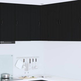 Mueble de Cocina Negro 57 x 57 x 80 cm Madera de ingeniería en Armarios de cocina | Comprar online en Foru.es