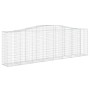 Cestas de gaviones 4 uds forma de arco hierro 400x50x120/140 cm de vidaXL, Maceteros y jardineras - Ref: Foro24-3145971, Prec...