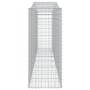 Cestas de gaviones 4 uds forma de arco hierro 400x50x120/140 cm de vidaXL, Maceteros y jardineras - Ref: Foro24-3145971, Prec...