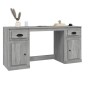 Escritorio con armario contrachapada gris sonoma de vidaXL, Escritorios - Ref: Foro24-3185333, Precio: 163,56 €, Descuento: %