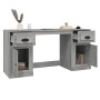 Escritorio con armario contrachapada gris sonoma de vidaXL, Escritorios - Ref: Foro24-3185333, Precio: 163,56 €, Descuento: %