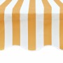 Toldo de lona amarillo y blanco 4x3 m (sin estructura) de vidaXL, Toldos - Ref: Foro24-141017, Precio: 51,92 €, Descuento: %