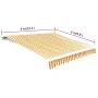Toldo de lona amarillo y blanco 4x3 m (sin estructura) de vidaXL, Toldos - Ref: Foro24-141017, Precio: 53,62 €, Descuento: %
