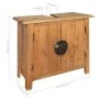 Conjunto de muebles de baño 5 piezas madera maciza de pino de vidaXL, Muebles de baño - Ref: Foro24-275425, Precio: 916,64 €,...
