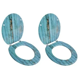 Asientos inodoro tapas 2 uds MDF madera vieja de vidaXL, Asientos de inodoros y bidés - Ref: Foro24-275913, Precio: 74,32 €, ...