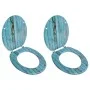 Asientos inodoro tapas 2 uds MDF madera vieja de vidaXL, Asientos de inodoros y bidés - Ref: Foro24-275913, Precio: 74,32 €, ...