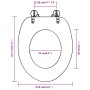 Asientos inodoro tapas 2 uds MDF madera vieja de vidaXL, Asientos de inodoros y bidés - Ref: Foro24-275913, Precio: 75,59 €, ...