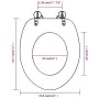 Asientos inodoro tapas 2 uds MDF madera vieja de vidaXL, Asientos de inodoros y bidés - Ref: Foro24-275913, Precio: 74,32 €, ...