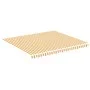 Tela de repuesto para toldo amarillo y blanco 4x3,5 m de vidaXL, Toldos - Ref: Foro24-311938, Precio: 56,80 €, Descuento: %