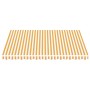 Tela de repuesto para toldo amarillo y blanco 4x3,5 m de vidaXL, Toldos - Ref: Foro24-311938, Precio: 56,40 €, Descuento: %
