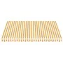 Tela de repuesto para toldo amarillo y blanco 4x3,5 m de vidaXL, Toldos - Ref: Foro24-311938, Precio: 56,80 €, Descuento: %