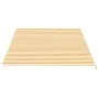 Tela de repuesto para toldo amarillo y blanco 5x3,5 m de vidaXL, Toldos - Ref: Foro24-311942, Precio: 72,96 €, Descuento: %