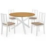 Juego de muebles de comedor 5 piezas MDF blanco de vidaXL, muebles para cocinas y comedores - Ref: Foro24-276402, Precio: 459...