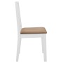 Juego de muebles de comedor 5 piezas MDF blanco de vidaXL, muebles para cocinas y comedores - Ref: Foro24-276402, Precio: 467...