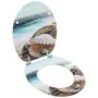 Toilet seat WC 2 units MDF lid shell design by vidaXL, Toilet and bidet seats - Ref: Foro24-276993, Price: 80,89 €, Discount: %