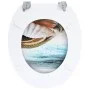 Toilet seat WC 2 units MDF lid shell design by vidaXL, Toilet and bidet seats - Ref: Foro24-276993, Price: 80,89 €, Discount: %