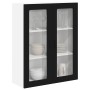 Armario de cocina mural con puerta Negro 80 x 31 x 100 cm en Armarios de cocina | Comprar online en Foru.es
