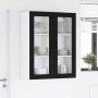 Armario de cocina mural con puerta Negro 80 x 31 x 100 cm en Armarios de cocina | Comprar online en Foru.es
