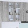 Armario de cocina mural con puerta Gris Sonoma 80 x 31 x 100 cm en Armarios de cocina | Comprar online en Foru.es