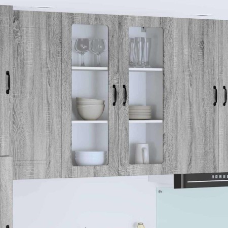 Armario de cocina mural con puerta Gris Sonoma 80 x 31 x 100 cm en Armarios de cocina | Comprar online en Foru.es