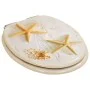 WC toilet seat 2 pcs soft close lid MDF starfish by vidaXL, Toilet and bidet seats - Ref: Foro24-276997, Price: 102,25 €, Dis...