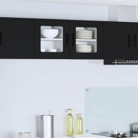 Mueble de Cocina con estante 2 pcs Negro 40 x 31 x 40 cm en Armarios de cocina | Comprar online en Foru.es