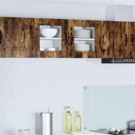 Mueble de Cocina con puerta 2 pcs Roble ahumado 40 x 31 x 40 cm en Armarios de cocina | Comprar online en Foru.es