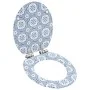 WC toilet seat 2 pcs soft closing lid MDF porcelain design by vidaXL, Toilet and bidet seats - Ref: Foro24-277002, Price: 108...