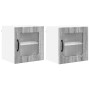 Mueble de Cocina con estante 2 pcs Gris Sonoma 40 x 31 x 40 cm en Armarios de cocina | Comprar online en Foru.es