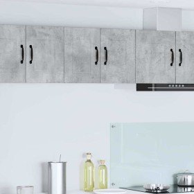 Mueble de Cocina con puerta 2 pcs Gris Concreto 30 x 31 x 40 cm en Armarios de cocina | Comprar online en Foru.es