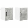 Mueble de Cocina con puerta 2 pcs Gris Concreto 30 x 31 x 40 cm en Armarios de cocina | Comprar online en Foru.es