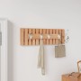Perchero de pared madera maciza de nogal 42x8,5x14 cm de vidaXL, Toalleros - Ref: Foro24-350371, Precio: 32,95 €, Descuento: %