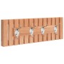 Perchero de pared madera maciza de nogal 42x8,5x14 cm de vidaXL, Toalleros - Ref: Foro24-350371, Precio: 32,95 €, Descuento: %