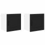 Mueble de Cocina con estante 2 pcs Negro 40 x 31 x 40 cm en Armarios de cocina | Comprar online en Foru.es