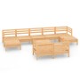 Juego de muebles de jardín 10 piezas madera maciza de pino de vidaXL, Conjuntos de jardín - Ref: Foro24-3083379, Precio: 465,...