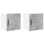 Mueble de Cocina con puerta 2 pcs Gris Concreto 40 x 31 x 40 cm en Armarios de cocina | Comprar online en Foru.es