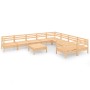Juego de muebles de jardín 10 piezas madera maciza de pino de vidaXL, Conjuntos de jardín - Ref: Foro24-3083259, Precio: 412,...