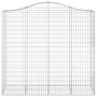 Cestas gaviones 15 uds forma de arco hierro 200x50x180/200 cm de vidaXL, Maceteros y jardineras - Ref: Foro24-3145737, Precio...