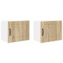 Mueble de Cocina con estante 2 pcs Roble Sonoma 50 x 31 x 40 cm en Armarios de cocina | Comprar online en Foru.es
