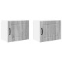 Mueble de Cocina con estante 2 pcs Gris Sonoma 50 x 31 x 40 cm en Armarios de cocina | Comprar online en Foru.es