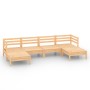 Juego de muebles de jardín 6 piezas madera maciza de pino de vidaXL, Conjuntos de jardín - Ref: Foro24-3083334, Precio: 270,2...