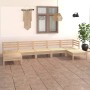 Juego de muebles de jardín 7 piezas madera maciza de pino de vidaXL, Conjuntos de jardín - Ref: Foro24-3083344, Precio: 323,8...