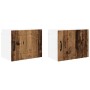 Mueble de Cocina con estante 2 pcs Madera vieja 50 x 31 x 40 cm en Armarios de cocina | Comprar online en Foru.es