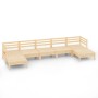Juego de muebles de jardín 7 piezas madera maciza de pino de vidaXL, Conjuntos de jardín - Ref: Foro24-3083344, Precio: 323,8...