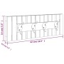 Perchero de pared madera maciza de nogal 42x8,5x14 cm de vidaXL, Toalleros - Ref: Foro24-350371, Precio: 32,95 €, Descuento: %