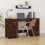 Escritorio con armario contrachapada roble ahumado de vidaXL, Escritorios - Ref: Foro24-3185436, Precio: 143,02 €, Descuento: %