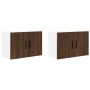 Mueble de Cocina con estante 2 pcs Roble Marrón 60 x 31 x 40 cm en Armarios de cocina | Comprar online en Foru.es