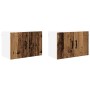 Mueble de Cocina con estante 2 pcs Madera vieja 60 x 31 x 40 cm en Armarios de cocina | Comprar online en Foru.es