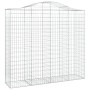 Cestas de gaviones 7 uds forma de arco hierro 200x50x180/200 cm de vidaXL, Maceteros y jardineras - Ref: Foro24-3145729, Prec...